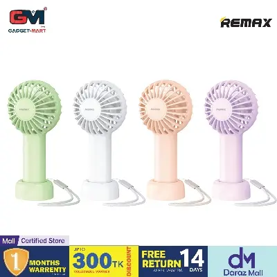 Picture of Remax F33 Mini Pro 1200mAh Rechargable Bobbol Handheld Fan