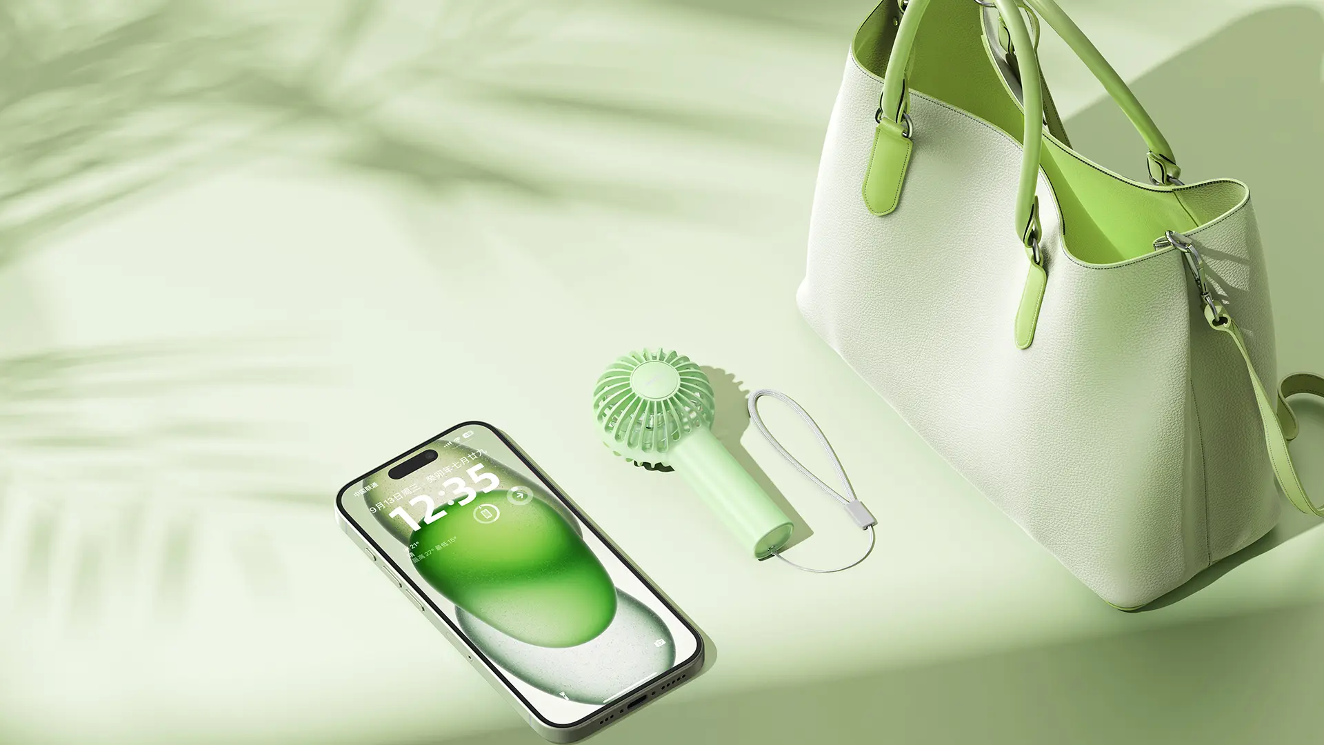 Picture of Remax F33 Mini Pro 1200mAh Rechargable Bobbol Handheld Fan