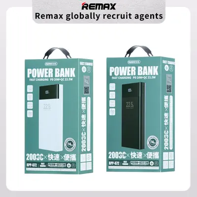 Picture of Remax RPP-672 Reciuy Series PD20W+QC22.5W Fast Charging 20000mAh Power Bank - White