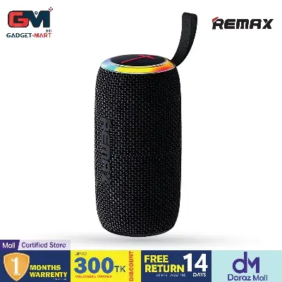 Picture of REMAX RB-M82 Party Light Wireless Bluetooth Portable Speaker (14W) - Black - Black