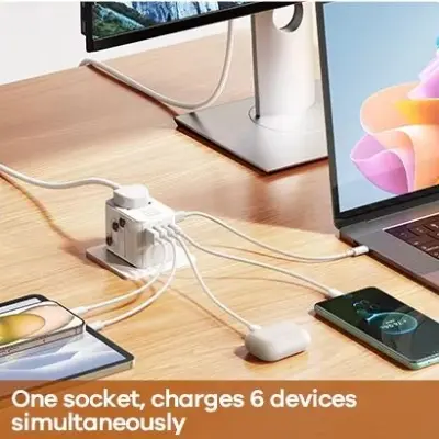 Picture of REMAX RP-U11 Astro Series 35W Multifunctional Charger - White