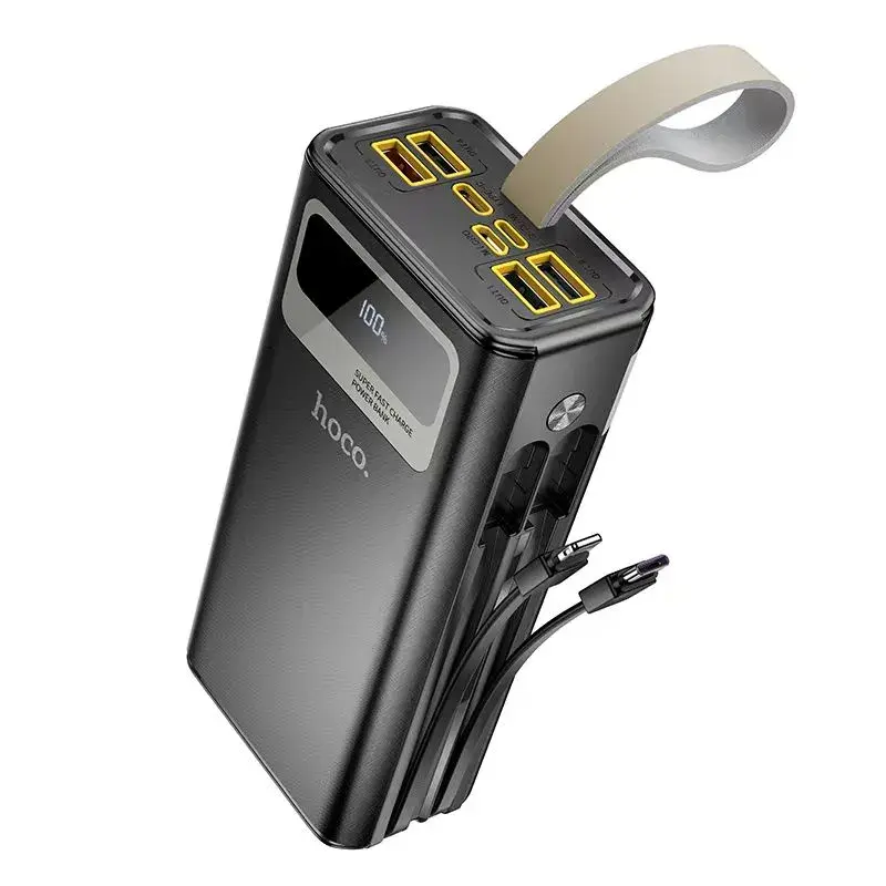 Picture of Hoco MMJ06 22.5W Fully Compatible 30000mAh Power Bank- Black - Black