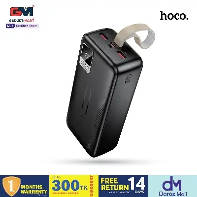 Picture of Hoco MMJ-25 Resolute Fully Compatible 22.5W 30000mAh Power Bank - Black - Black