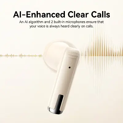 Picture of JOYROOM JR-PB3 True Wireless Bluetooth Earphones - Beige - Beige