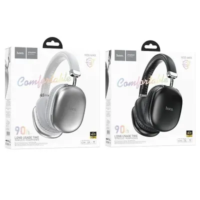 Picture of Hoco W35 Max ANC BT 5.3 JL Comfortable Wireless for Headphones IPX5 Waterproof Long Battery Life LED Indicator - Deep Gray