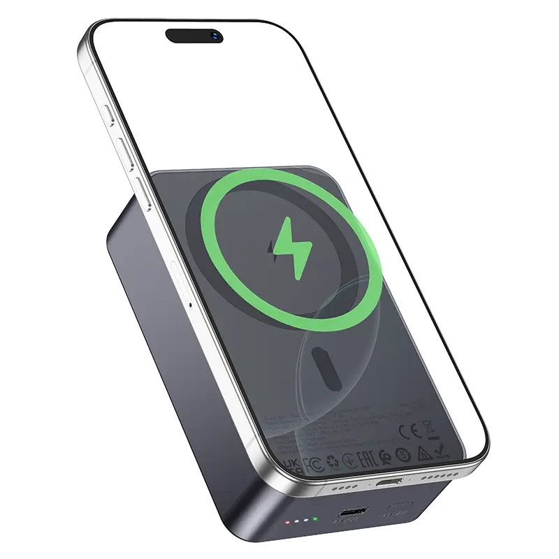 Picture of Hoco J160B PD20W Wireless Magnetic 20000mAh Big Capacity Power Bank - Black