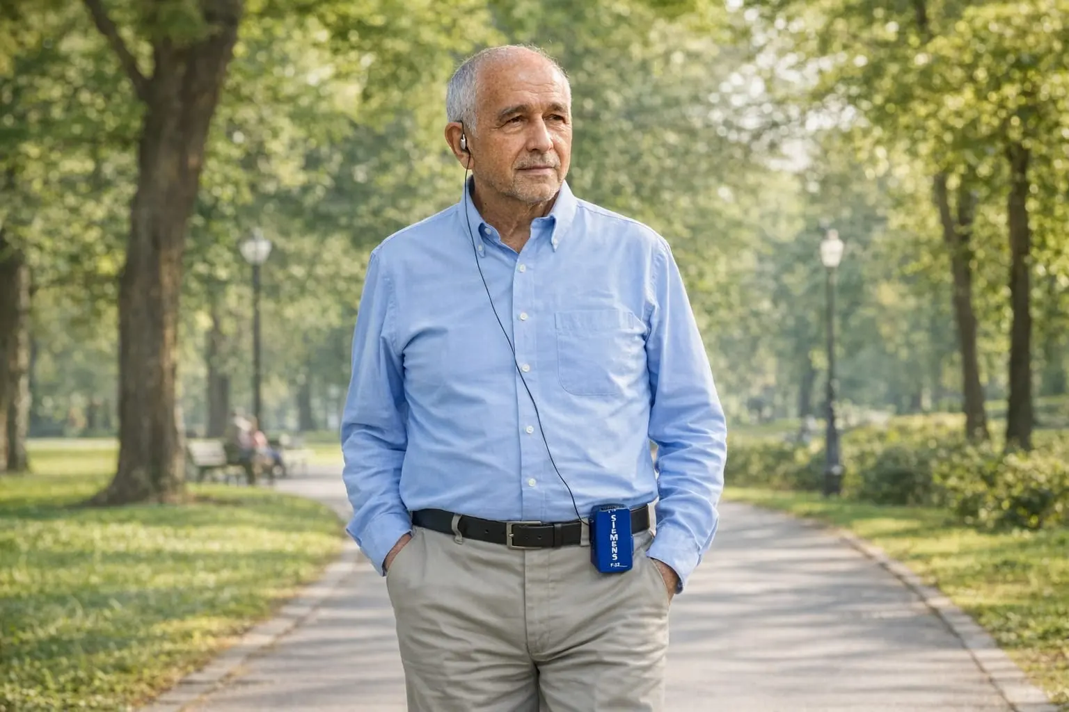 Picture of Siemens F-22 Digital Hearing Aid – Pocket Type Sound Amplifier with Adjustable Volume