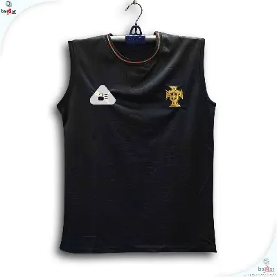 Picture of Portugal Maggie sleeve Football Jersey For Men - magi sleeve World Cup t shirt - Portugal World Cup Jersey 2026 - Black