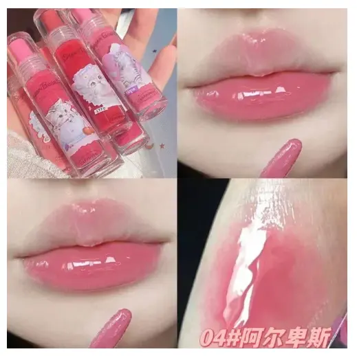 Picture of Cappuvini Cute Cat Lipgloss set 3 in 1 