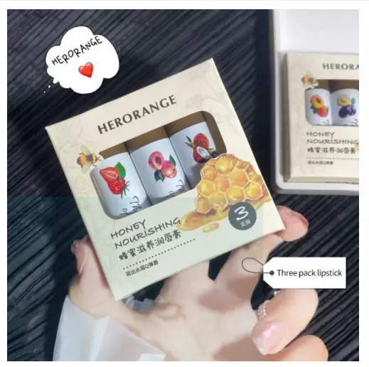 Picture of Herorange 3 in1 Lip Balm Set for women 