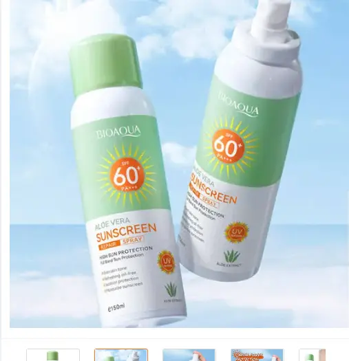 Picture of Bioaqua Aloe Vera Sunscreen Repair Spray SPF60+ Pa+++ 150ml 