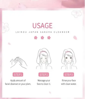 Picture of Laikou Japan Sakura Cleanser - 100ml (Multicolor,Floral)