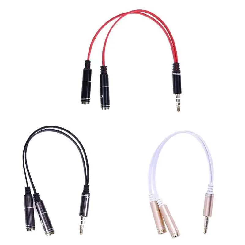 Picture of Audio Y Female Headset Splitter (Black)