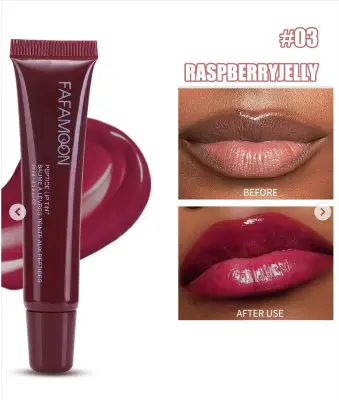 Picture of FAFAMOON Peptide Liptint (Raspberry-shade#3)