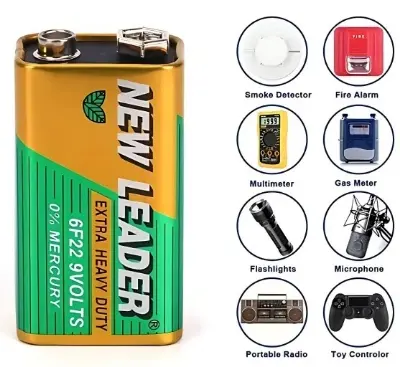 Picture of 9V Battery New 1ps (Multicolor)