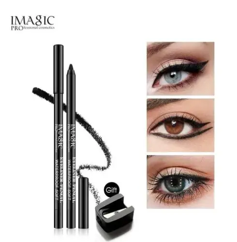 Picture of IMagic Gel Eyeliner Kajal Waterproof (Black, 8 g) 