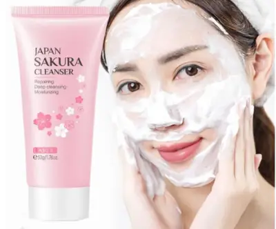 Picture of Laikou Japan Sakura Foam Cleanser 50gm (Multicolor,Floral)