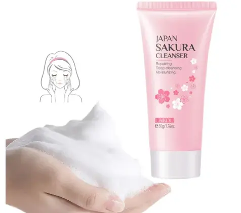 Picture of Laikou Japan Sakura Foam Cleanser 50gm (Multicolor,Floral)