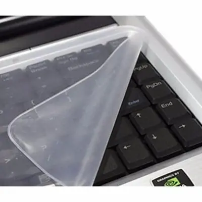 Picture of Laptop Keyboard Protector 15.6 / Laptop Keyboard protector silicon Film Transparent (White)