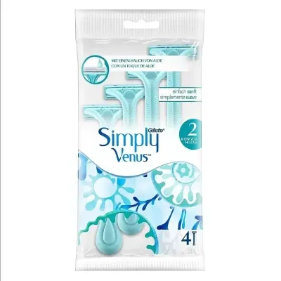 Picture of Simply Venus 2 Razor New 4 Pieces (Multicolor)