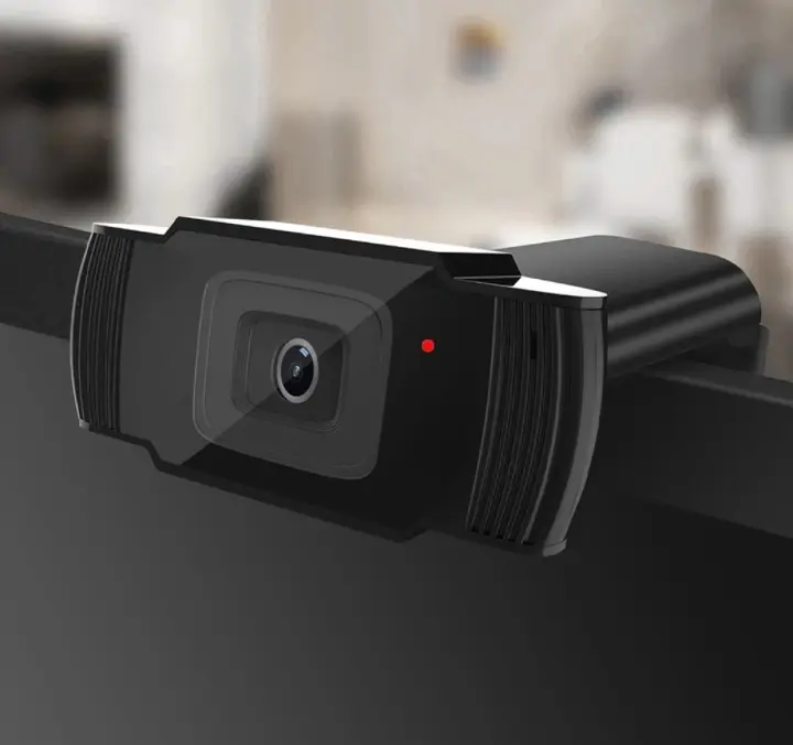 Picture of Full HD Webcam 1080P USB Camera Rotatable Video Recording Web Camera With Microphone For PC Computer (Black)