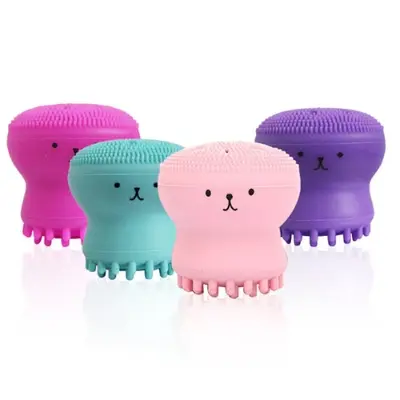 Picture of Laikou Mini Silicone Face Cleanser Massage Brush - 1Pcs - Black Head Remover 