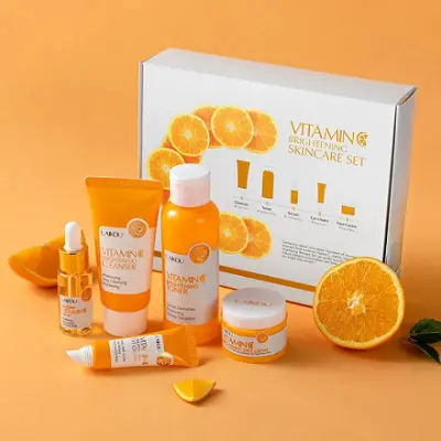 Picture of LAIKOU Vitamin C skin care set- 5 pcs (Orange)