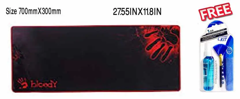 Picture of Multicolor- Gaming Big Size mouse pad Size 700mmX300mm Free offer (Blue)