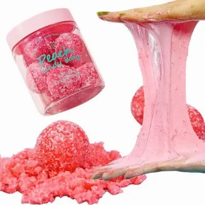 Picture of Peach Candy ball body Cleansing Scrub (Pink)