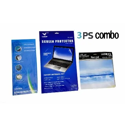 Picture of Combo pack laptop screenprodector 15.6 pro-3 (Multicolor)
