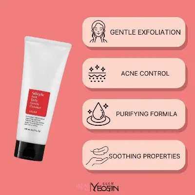 Picture of COSRX Salicylic Acid Daily Gentle Cleanser - 150ml (White,Fresh)