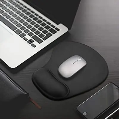 Picture of Mousepad with Gel Wrist Support (Black)