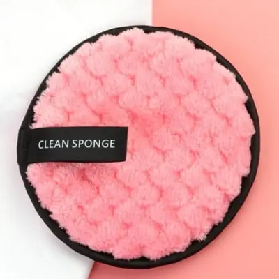 Picture of LAIKOU Makeup Remover Sponge/Puff Double-Sided - Pink(BIG) (Multicolor)