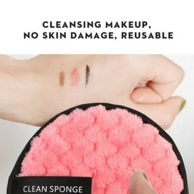 Picture of LAIKOU Makeup Remover Sponge/Puff Double-Sided - Pink(BIG) (Multicolor)