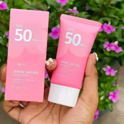 Picture of Laikou Japan Sakura Sunscreen, SPF50++, 50 gm 