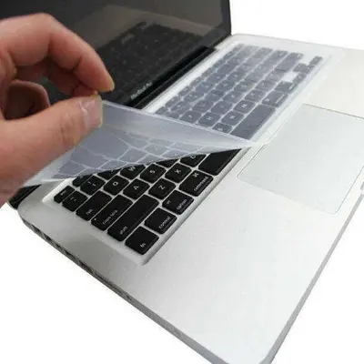 Picture of Laptop Keyboard Protector 15.6 / Laptop Keyboard protector silicon Film Transparent (White)