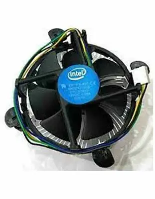 Picture of Intel Socket 775 Copper Core/Aluminum Heat Sink & 3.5" Ball Bearing Fan w/4-Pin Connector 