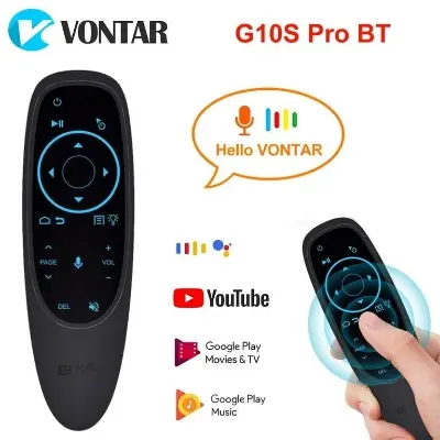 Picture of Smart Tv remote control voice air mouse (Black)