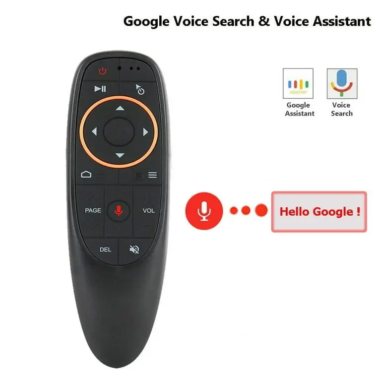 Picture of Smart Tv remote control voice air mouse (Black)