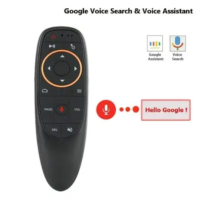Picture of Smart Tv remote control voice air mouse (Black)