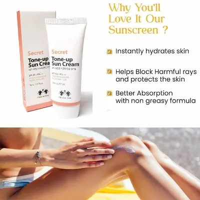 Picture of Christian Secret Tone Up Sun Cream-70ml (Pink)