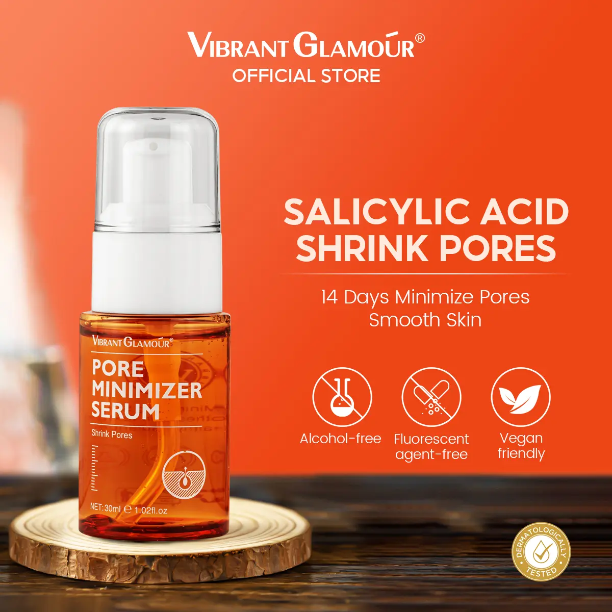 Picture of Vibrant Glamour Shrink Pores Pore Minimize Serum- 30ml 