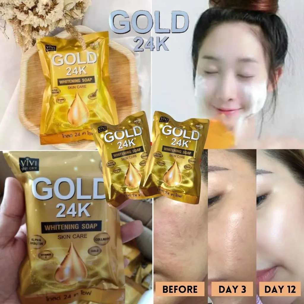 Picture of VIVI GOLD 24K Soap 80 Gram (Fresh)