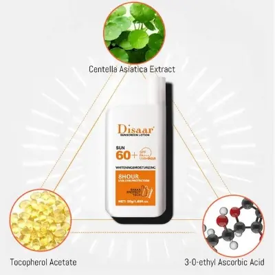 Picture of DIsaar Sunscreen Lotion Spf60+ High Protection 50G 