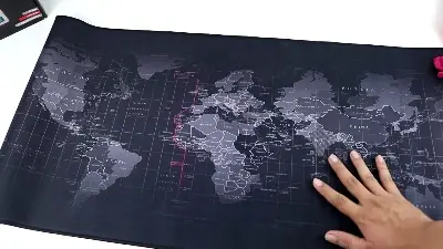 Picture of Gaming Mouse Pad WORLD MAP (BIG SIZE) 35nh/16inh (MAP-27X11)