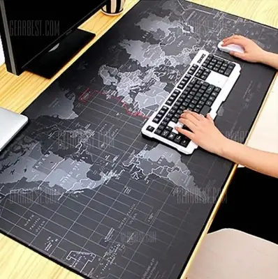 Picture of Gaming Mouse Pad WORLD MAP (BIG SIZE) 35nh/16inh (MAP-35X16)