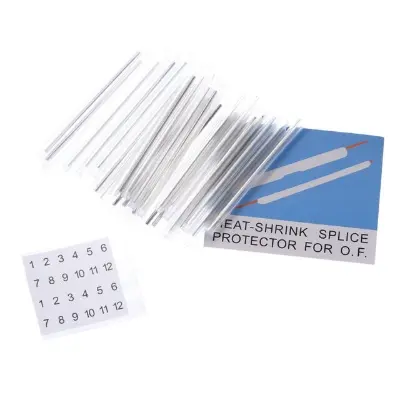 Picture of Fiber Optic Fusion Heat Shrink Splice Protectors Sleeves Tube Cable Kind (1008pcs/504pcs) heat shrink fiber optic splice (504 pcs)