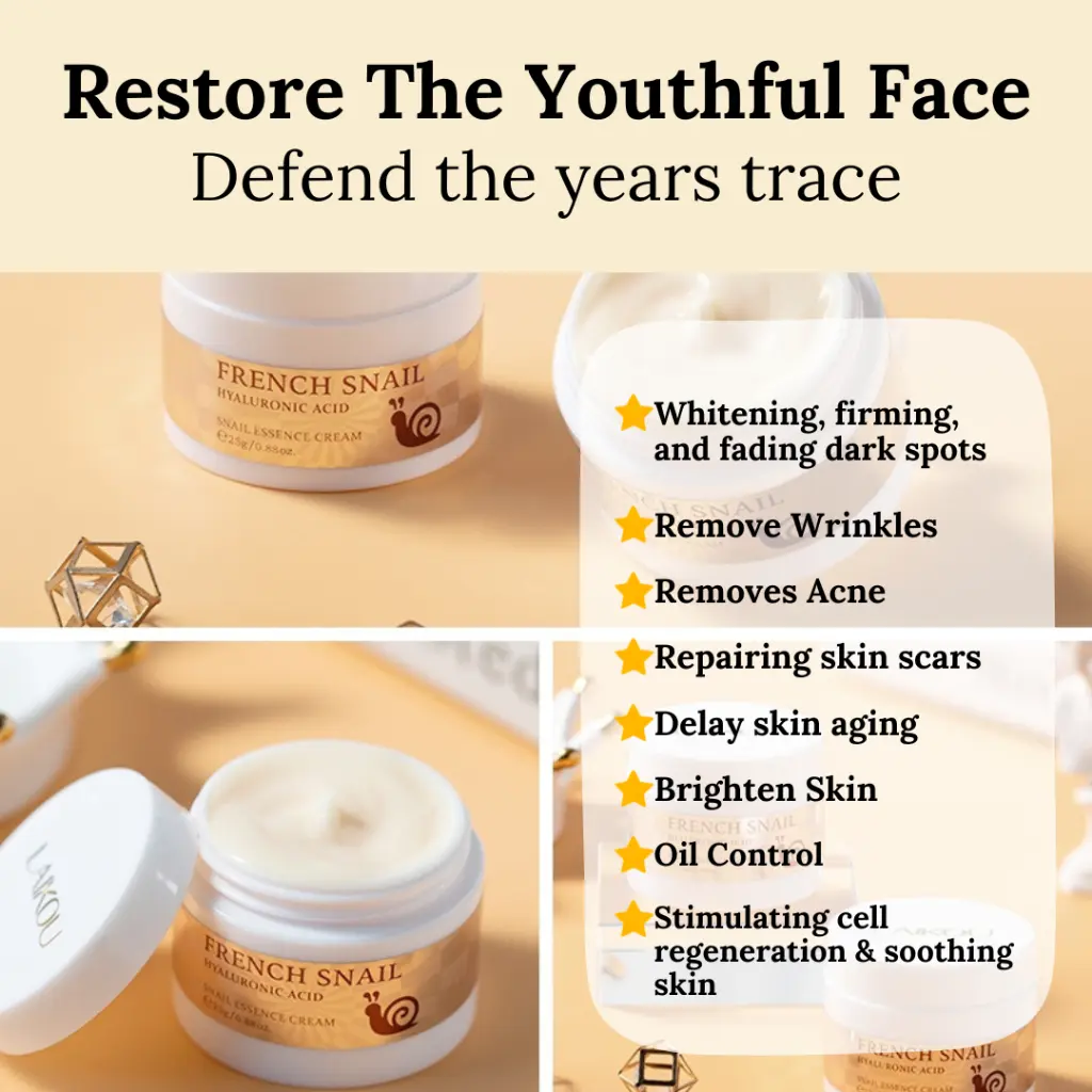 Picture of Laikou Snail Hyaluronic Acid Moisturizer Cream 25g 