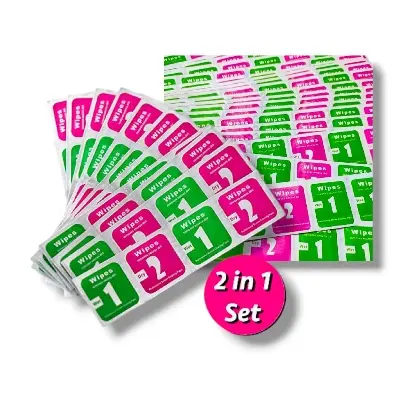 Picture of Wet and Dry Cleaning Wipes (75 Pcs set=150pcs) for Camera Lens, LCD LED Screen, Mobile Phone, Tablet, Laptop, Smart Watch, Lint Remover for Crystal Clear Display - Set (White)