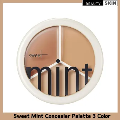 Picture of Sweet Mint Concealer Palette 3 Color Long lasting High Coverage concealer (26)